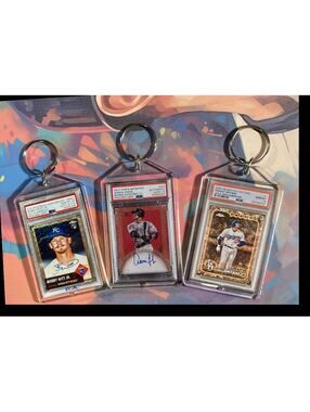 3133 Bobby Witt/Judge/Ohtani 3 Pack Bundle 3 Different Custom Novelty Keychains